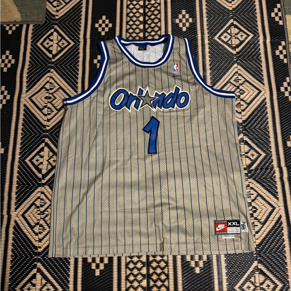 Orlando Magic vintage gray version basketball jersey penny Hardaway size XXL